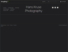 Tablet Screenshot of hanskrusephotography.com